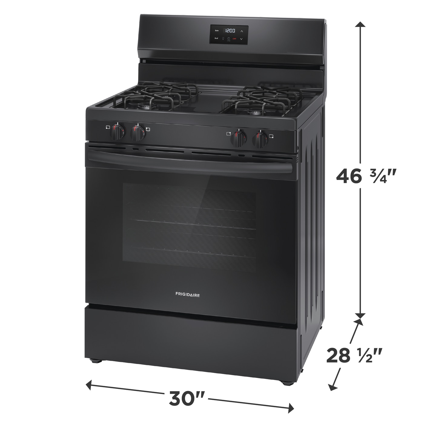 Model: FCRG3051BB | Frigidaire 30" Gas Range