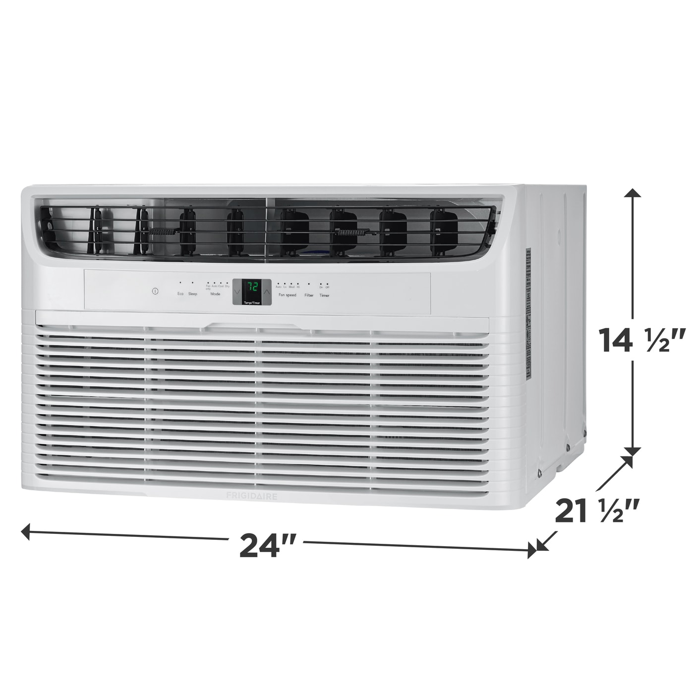 Model: FHTE103WA2 | Frigidaire 10,000 BTU Wall Room Air Conditioner with Supplemental Heat