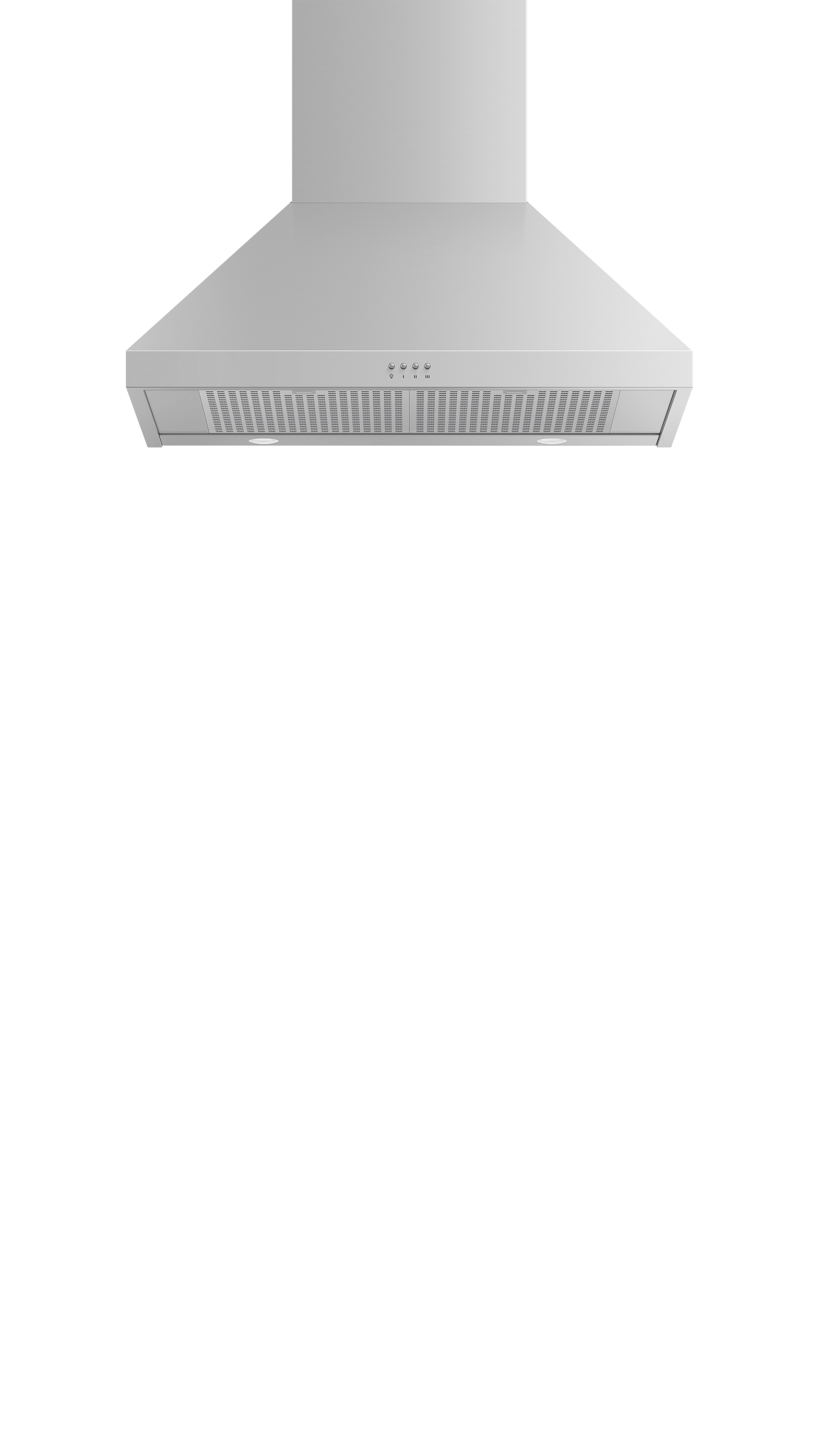 Fisher and Paykel Wall Range Hood, 30", Pyramid Chimney