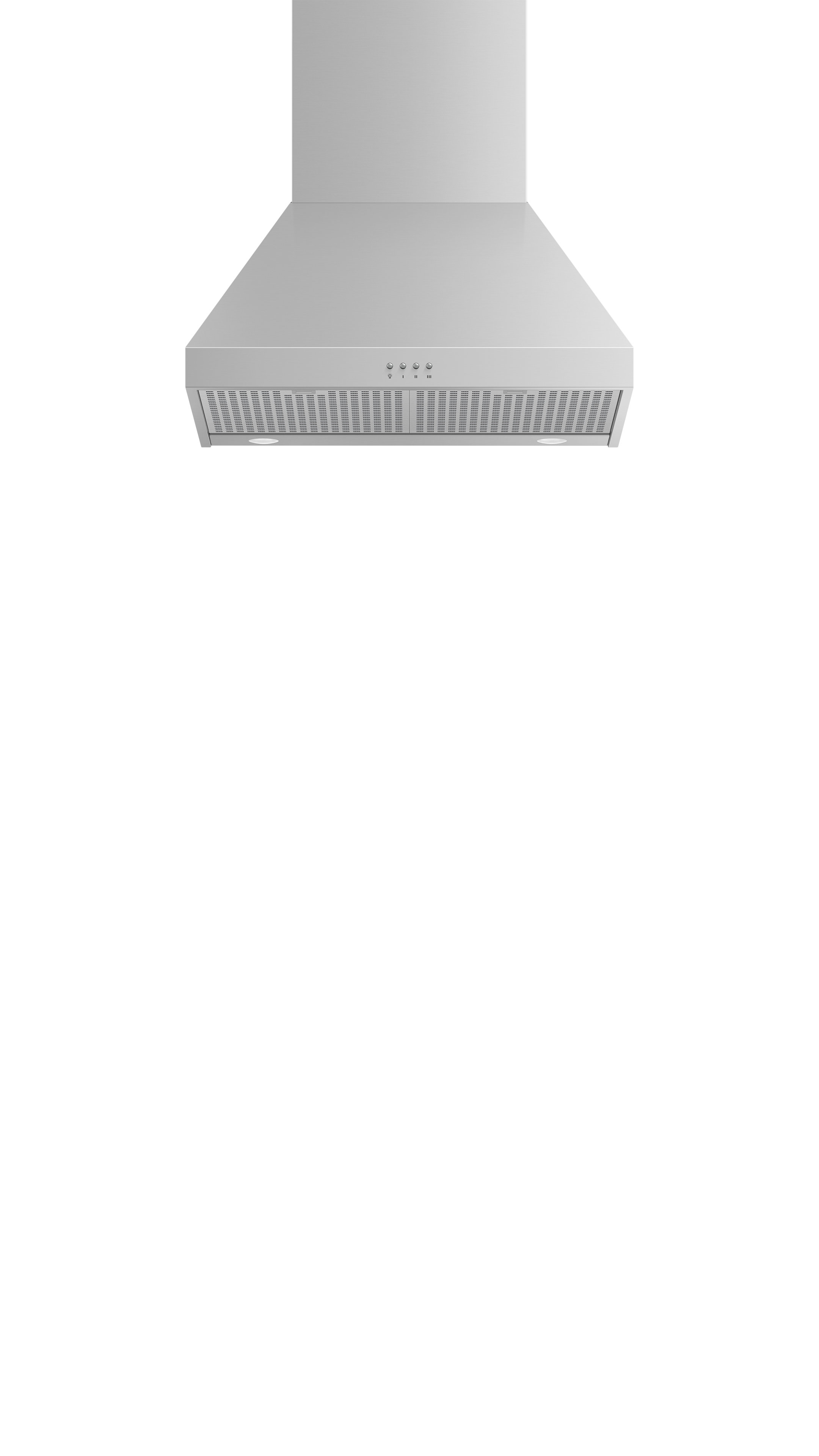 Fisher and Paykel Wall Range Hood, 24", Pyramid Chimney