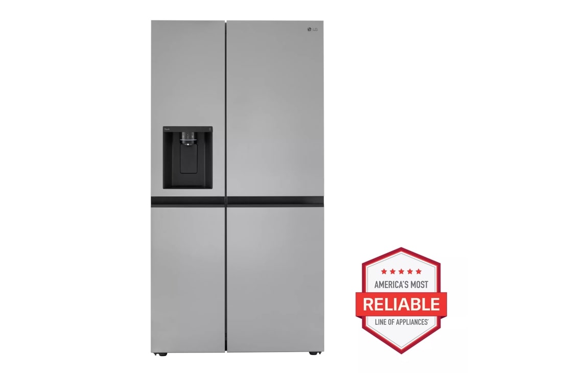LG 27 cu. ft. Side-by-Side Refrigerator with Craft Ice
