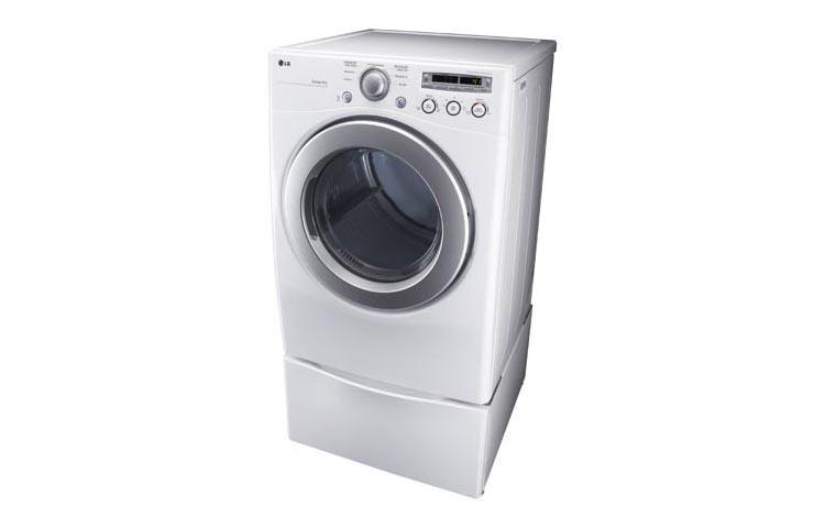 Model: DLG2251W | LG 7.1 cu. ft. Extra Large Capacity Dryer with Sensor Dry (Gas)