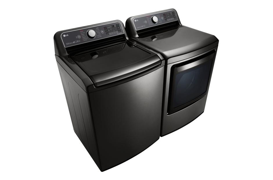 Model: DLEX7600KE | LG 7.3 cu. ft. Ultra Large Capacity TurboSteam Electric Dryer with EasyLoad Door