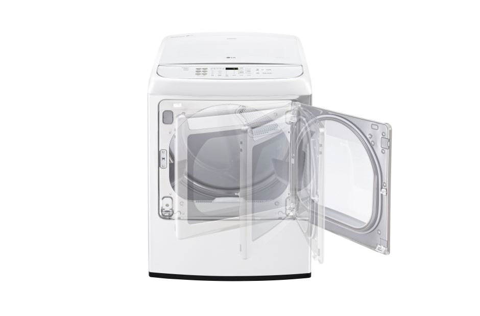 Model: DLGY1902WE | LG 7.3 cu. ft. Large Smart wi-fi Enabled Front Control Gas Dryer with EasyLoad Door