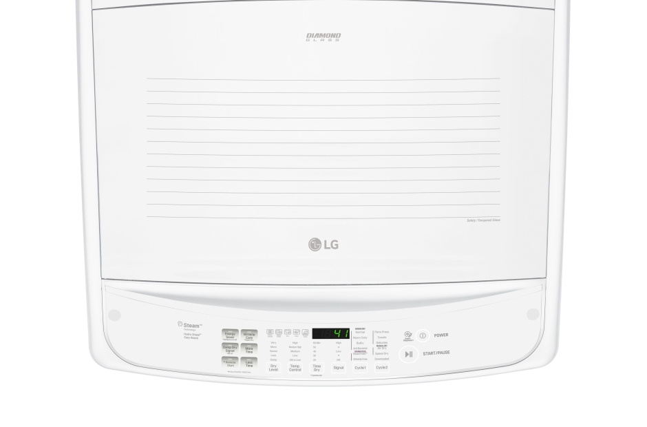 Model: DLGY1902WE | LG 7.3 cu. ft. Large Smart wi-fi Enabled Front Control Gas Dryer with EasyLoad Door
