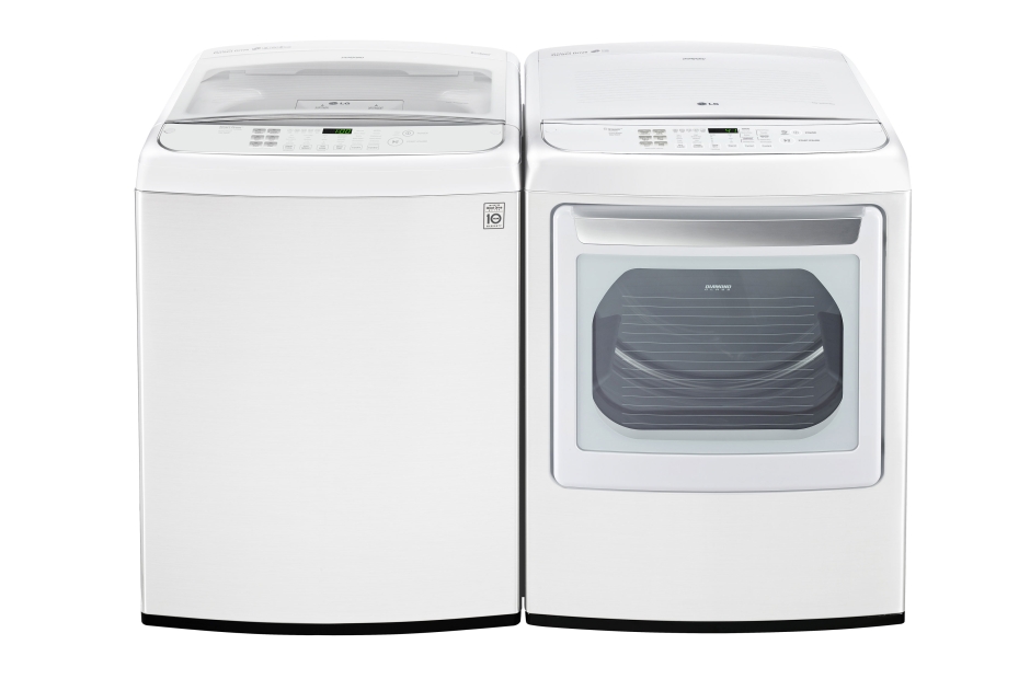 Model: DLGY1902WE | LG 7.3 cu. ft. Large Smart wi-fi Enabled Front Control Gas Dryer with EasyLoad Door