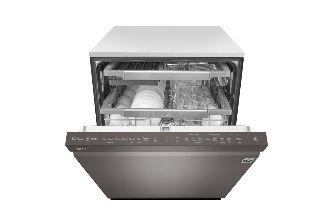 Model: LDP7708BD | LG Top Control Smart wi-fi Enabled Dishwasher with QuadWash and TrueSteam
