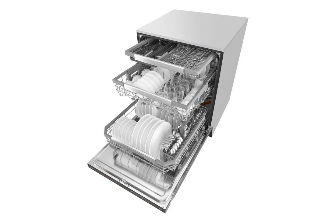 Model: LDP7708BD | LG Top Control Smart wi-fi Enabled Dishwasher with QuadWash and TrueSteam