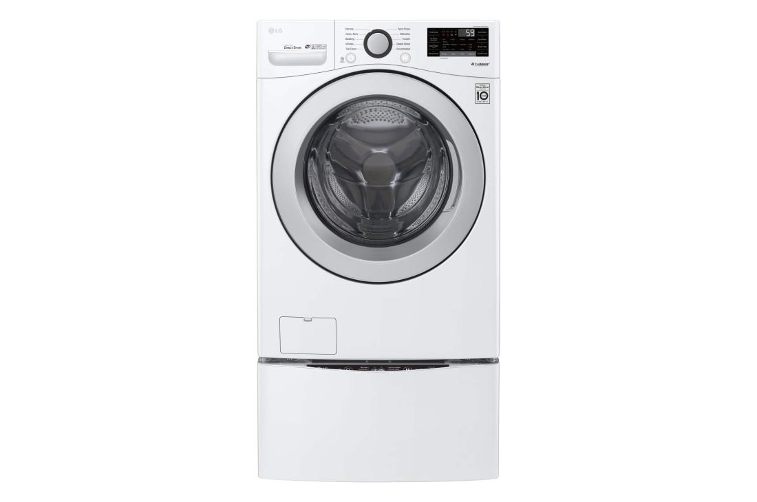 Model: WM3500CW-U9 | LG 5.2 cu. ft. Ultra Large Smart Wi-Fi Enabled Front Load Washer