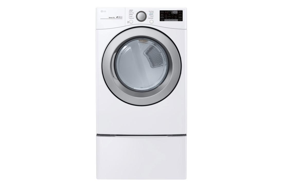 LG 7.4 cu. ft. Ultra Large Capacity Smart Wi-Fi Enabled Electric Dryer