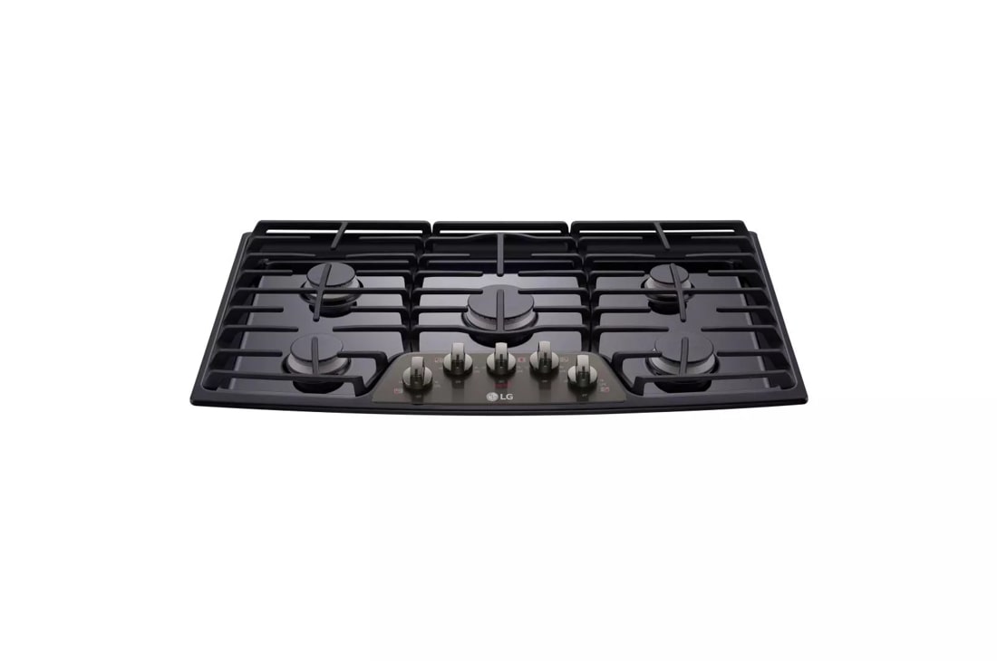 Model: LCG3611BD | LG 36'' Gas Cooktop with SuperBoil
