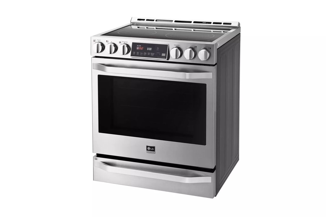 Model: LSSE3027ST | LG Studio LG STUDIO 6.3 cu. ft. Electric Single Oven Slide-In-range with ProBake Convection