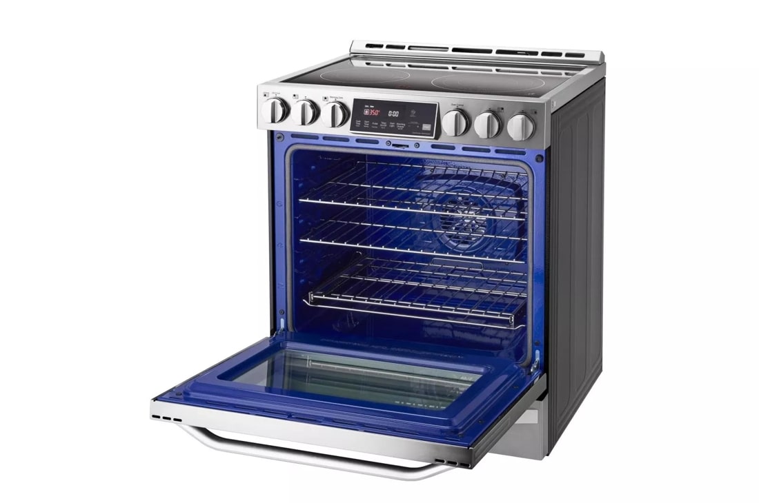 Model: LSSE3027ST | LG Studio LG STUDIO 6.3 cu. ft. Electric Single Oven Slide-In-range with ProBake Convection