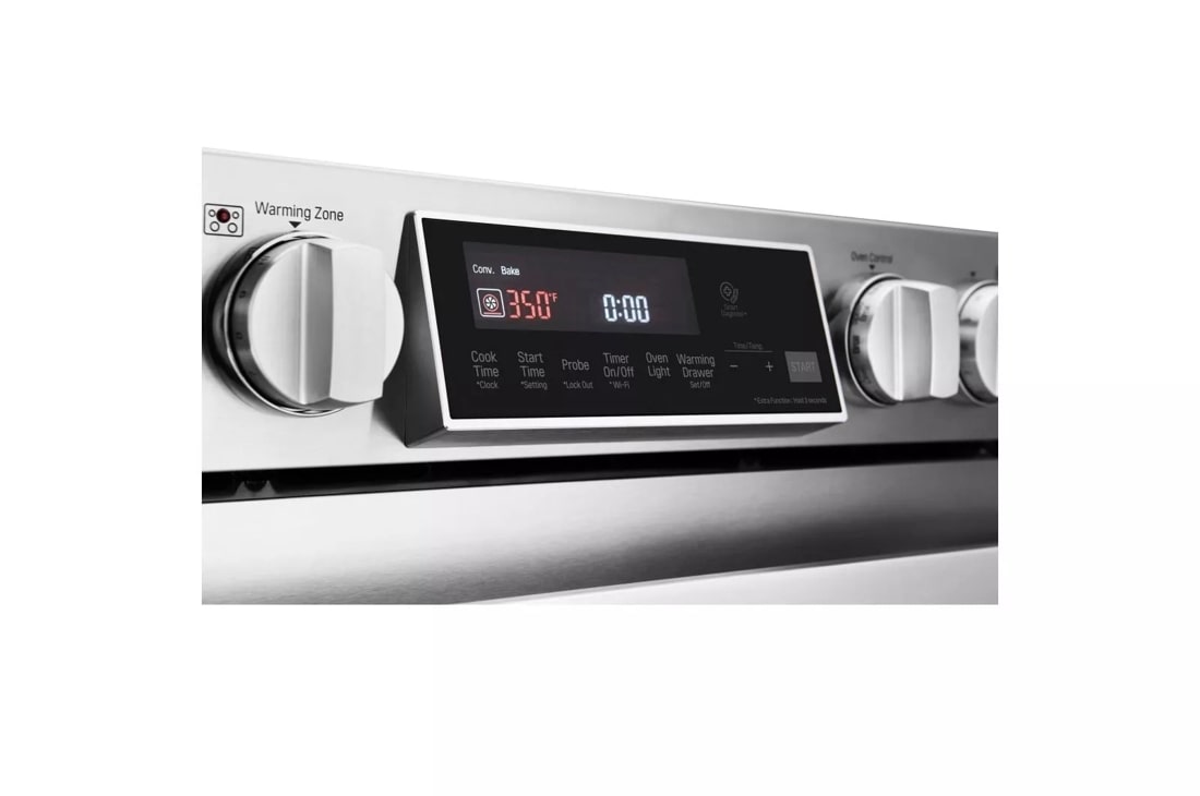 Model: LSSE3027ST | LG Studio LG STUDIO 6.3 cu. ft. Electric Single Oven Slide-In-range with ProBake Convection