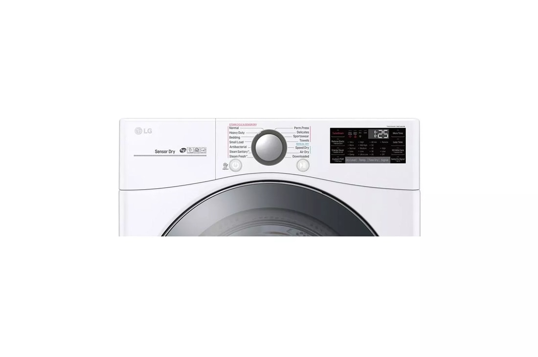 Model: DLGX3901W | LG 7.4 cu.ft. Smart wi-fi Enabled Gas Dryer with TurboSteam