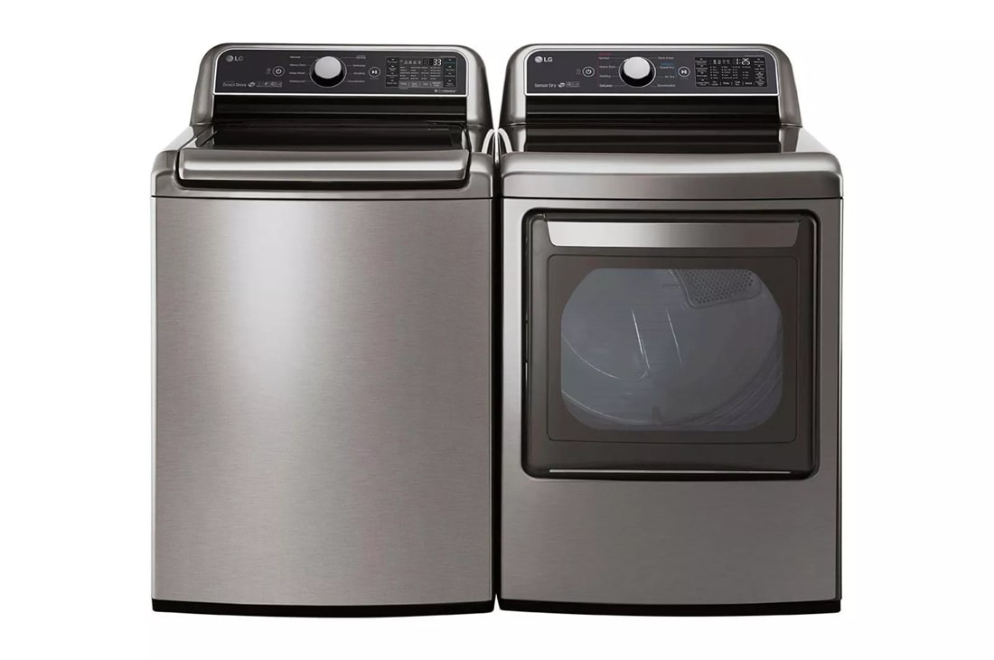 Model: DLG7301VE | LG 7.3 cu. ft. Ultra Large Capacity Smart wi-fi Enabled Gas Dryer with Sensor Dry Technology