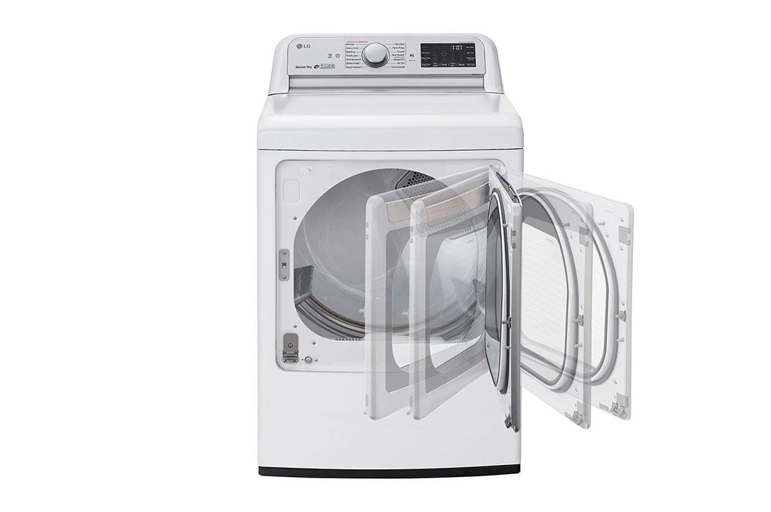 Model: DLGX7801WE | LG 7.3 cu.ft. Smart wi-fi Enabled Gas Dryer with TurboSteam
