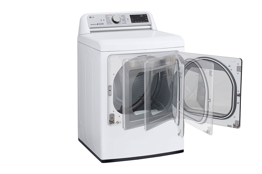 Model: DLGX7801WE | LG 7.3 cu.ft. Smart wi-fi Enabled Gas Dryer with TurboSteam