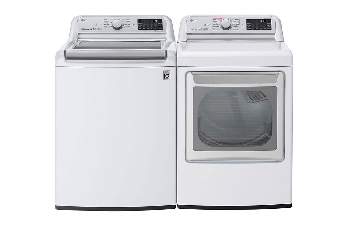 Model: DLGX7801WE | LG 7.3 cu.ft. Smart wi-fi Enabled Gas Dryer with TurboSteam