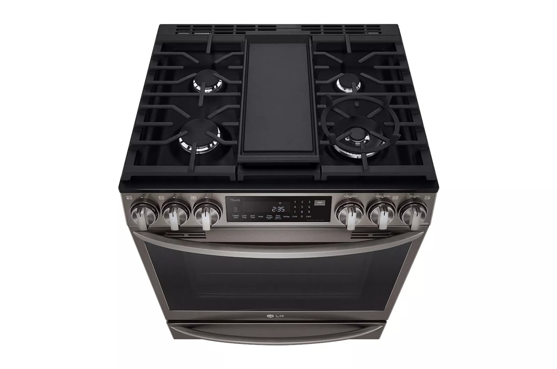 Model: LSGL6337D | LG 6.3 cu ft. Smart Wi-Fi Enabled ProBake Convection InstaView Gas Slide-in Range with Air Fry