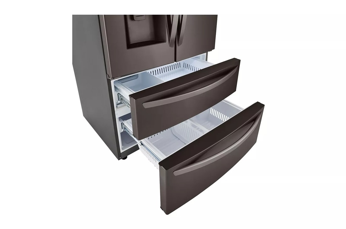 Model: LRMXS2806D | LG 28 cu ft. Smart Double Freezer Refrigerator with Craft Ice