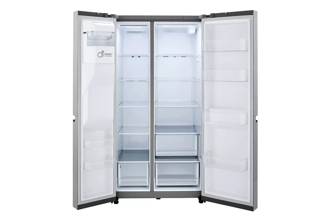 Model: LRSXS2706V | LG 27 cu. ft. Side-by-Side Refrigerator with Smooth Touch Ice Dispenser