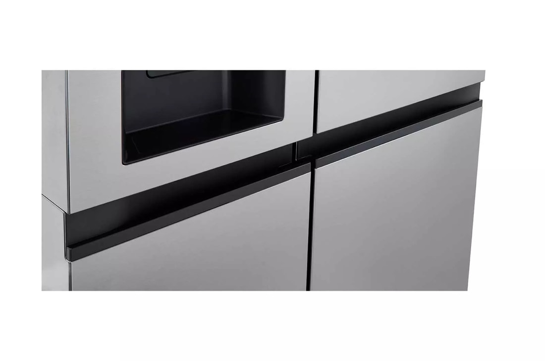 Model: LRSXS2706V | LG 27 cu. ft. Side-by-Side Refrigerator with Smooth Touch Ice Dispenser