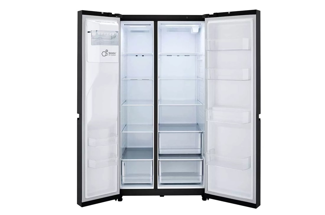 Model: LRSXS2706B | LG 27 cu. ft. Side-by-Side Refrigerator with Smooth Touch Ice Dispenser