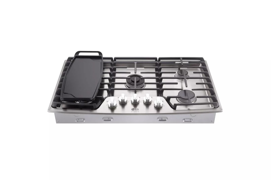 Model: LSCG367ST | LG Studio LG STUDIO 36" Gas Cooktop