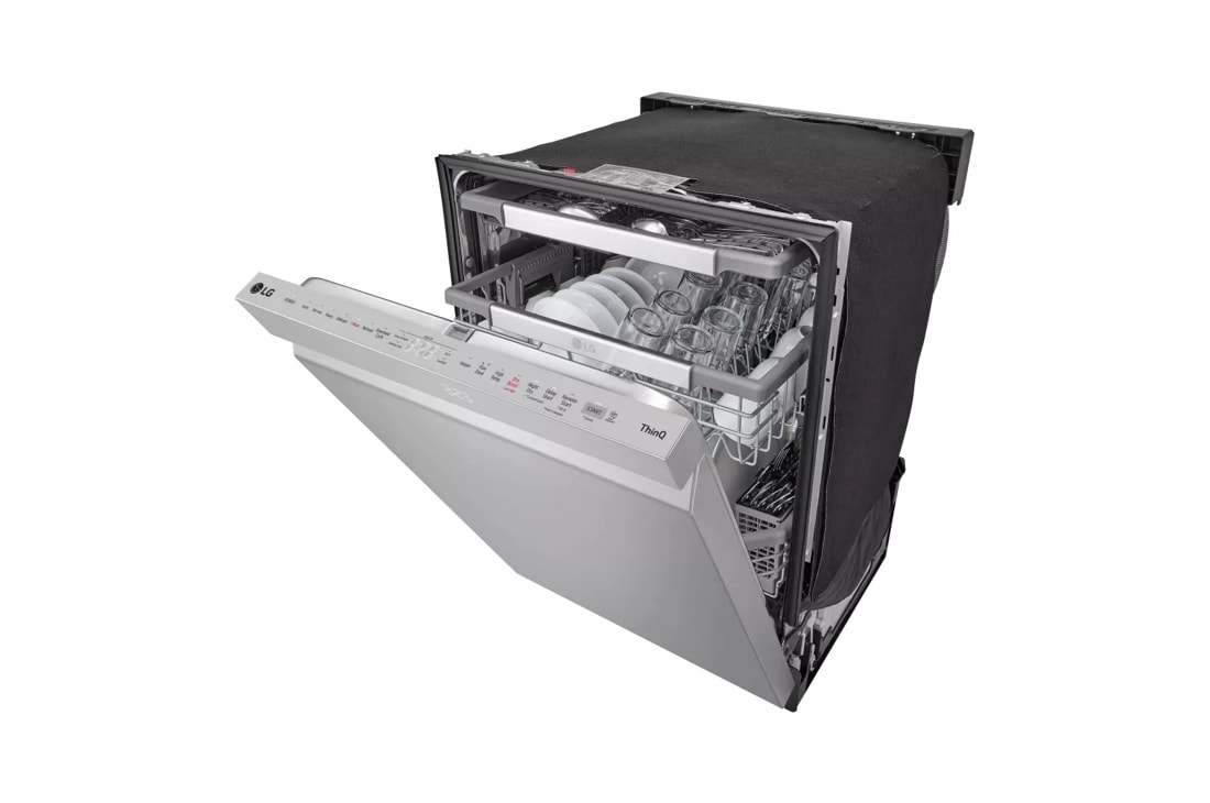 LG Smart Top Control Dishwasher with 1-Hour Wash & Dry, QuadWash Pro, TrueSteam and Dynamic Heat Dry