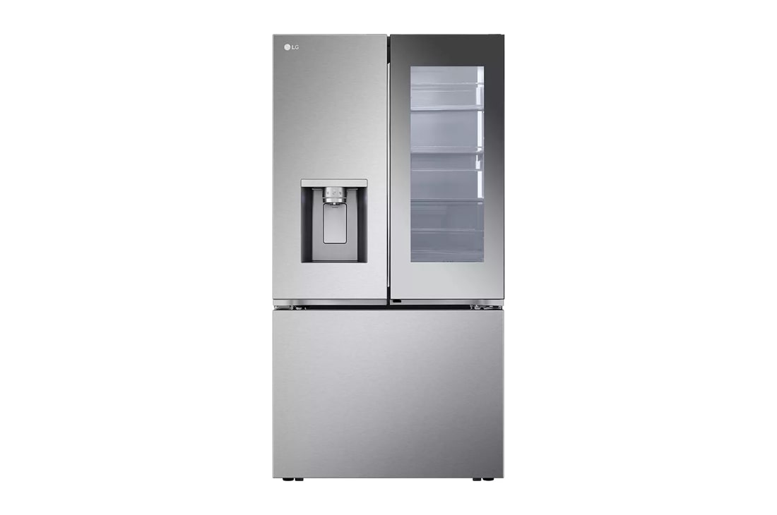 LG 26 cu. ft. Smart Mirror InstaView Counter-Depth MAX French Door Refrigerator with Four Types of Ice