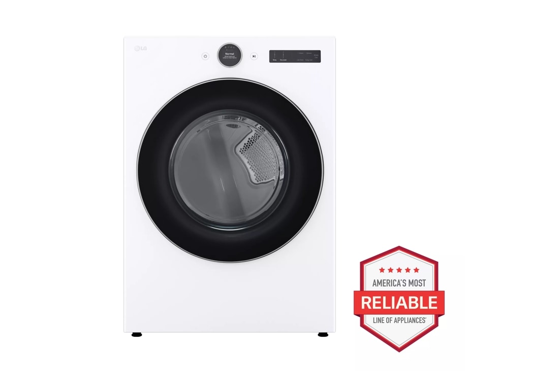 LG 7.4 cu. ft. Ultra Large Capacity Smart Front Load Electric Energy Star Dryer with Sensor Dry & Steam Technology