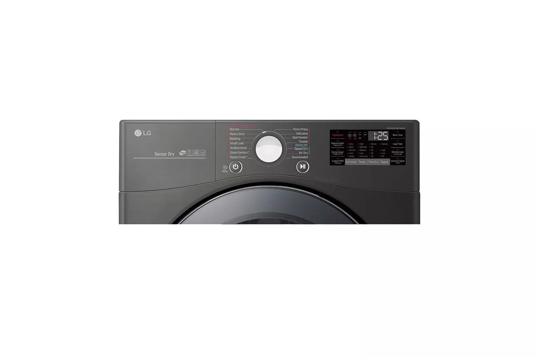 Model: DLEX3900B | LG 7.4 cu.ft. Smart wi-fi Enabled Electric Dryer with TurboSteam