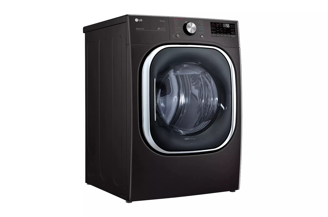 Model: DLEX4500B | LG 7.4 cu. ft. Ultra Large Capacity Smart wi-fi Enabled Front Load Electric Dryer with TurboSteam and Built-In Intelligence