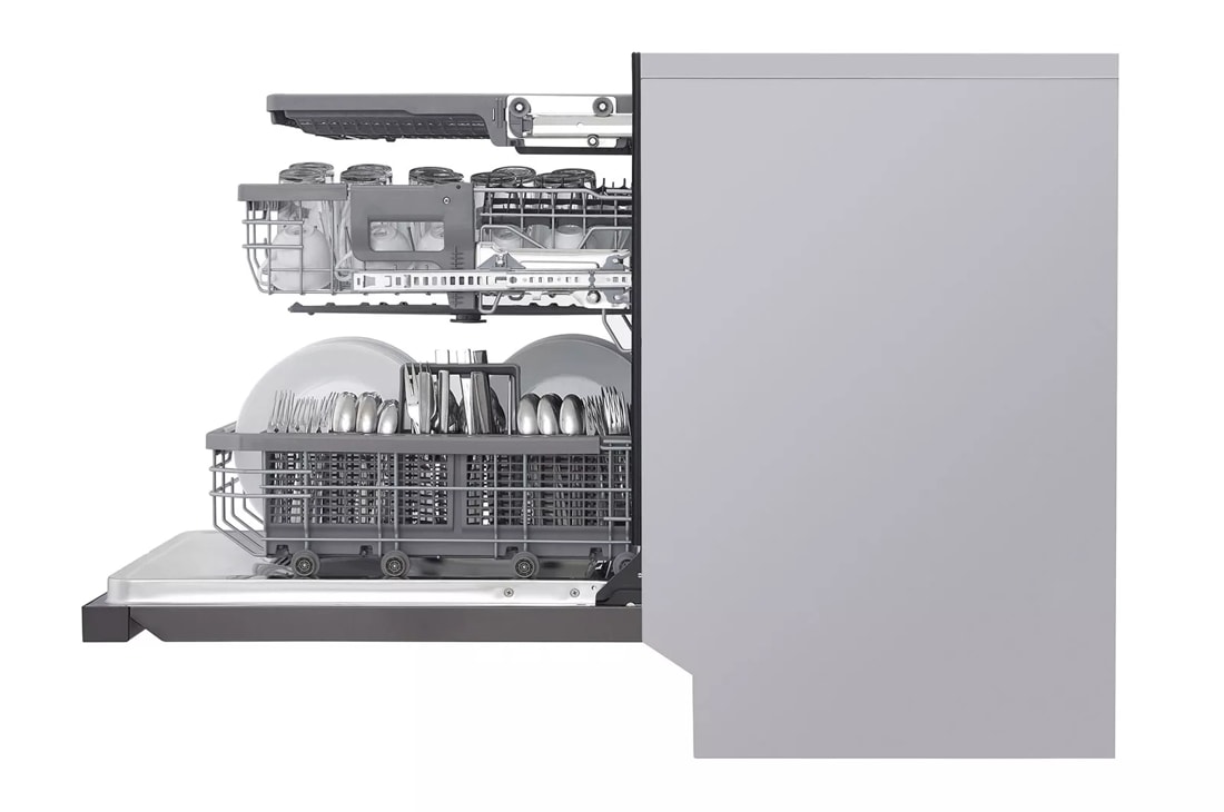 Model: LDP6810BD | LG Top Control Smart Wi-Fi Enabled Dishwasher with QuadWash and TrueSteam