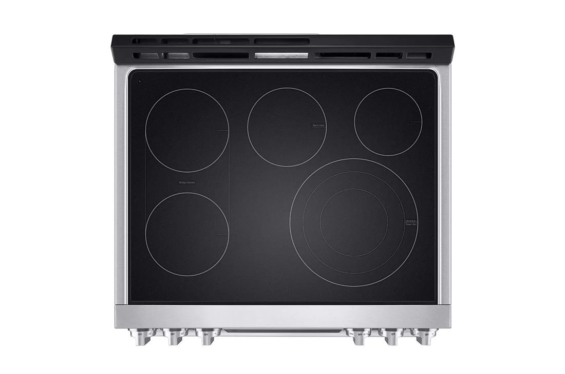 Model: LSES6338F | LG Studio LG STUDIO 6.3 cu. ft. InstaView Electric Slide-in Range with ProBake Convection and Air Fry