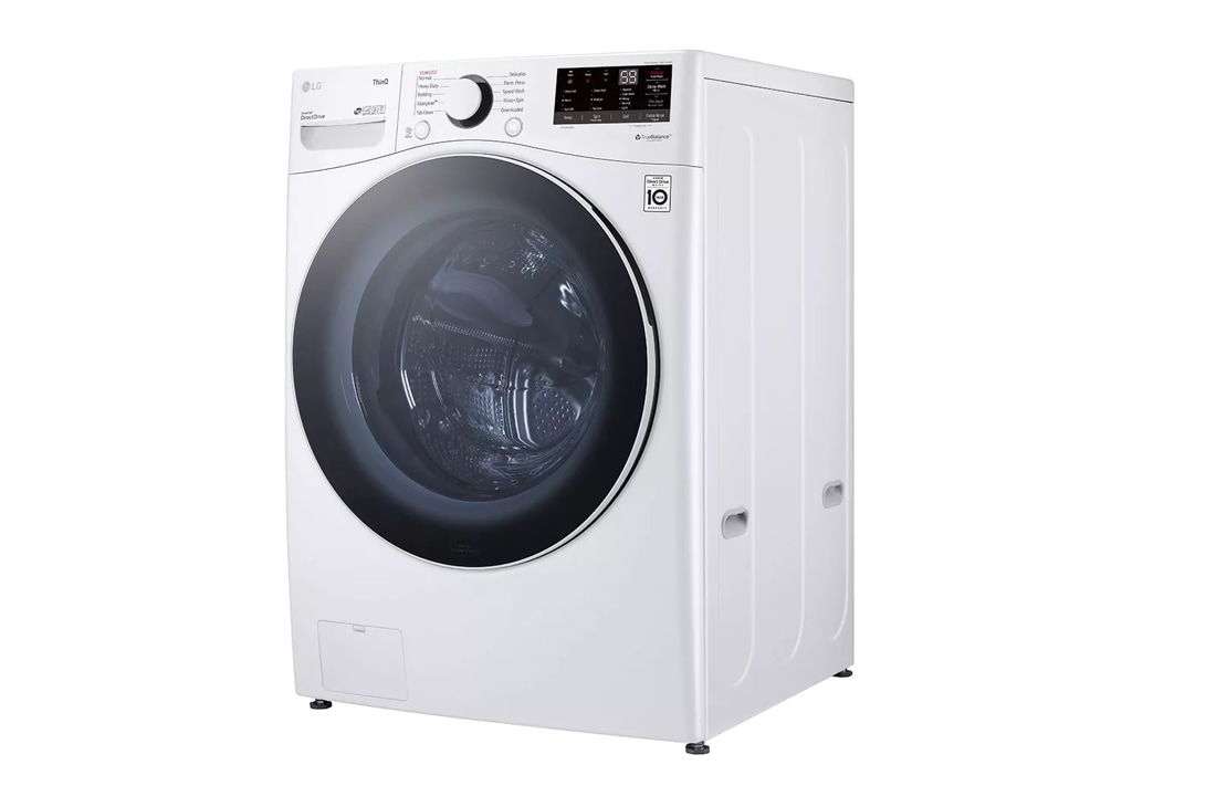 Model: WM3600HWA | LG 4.5 cu. ft. Ultra Large Capacity Smart wi-fi Enabled Front Load Washer with Built-In Intelligence & Steam Technology