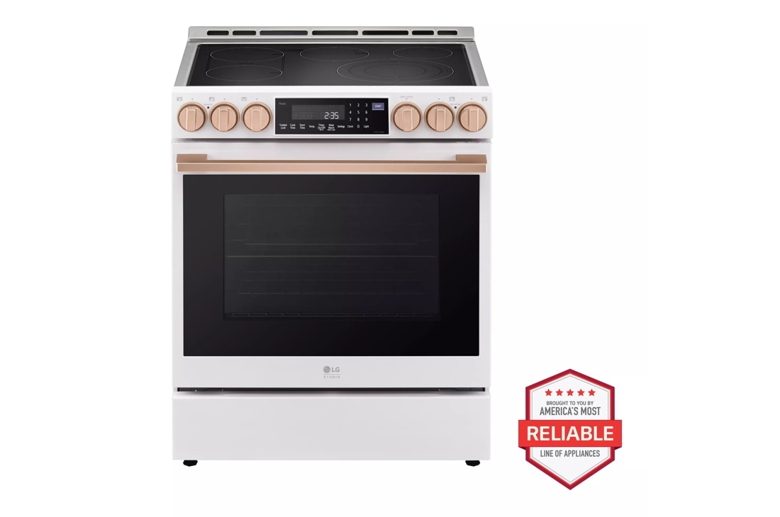 LG Studio LG STUDIO 6.3 cu. ft. InstaView Electric Slide-in Range with ProBake Convection and Air Fry