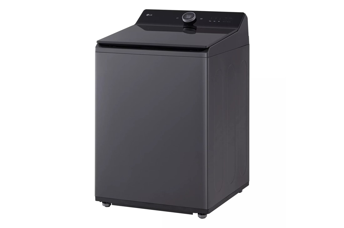 Model: WT8600CB | LG 5.5 cu.ft. Mega Capacity Smart Top Load Washer with Impeller, EasyUnload, AI Sensing, ezDispense, Water Faucet & LCD Digital Dial Control