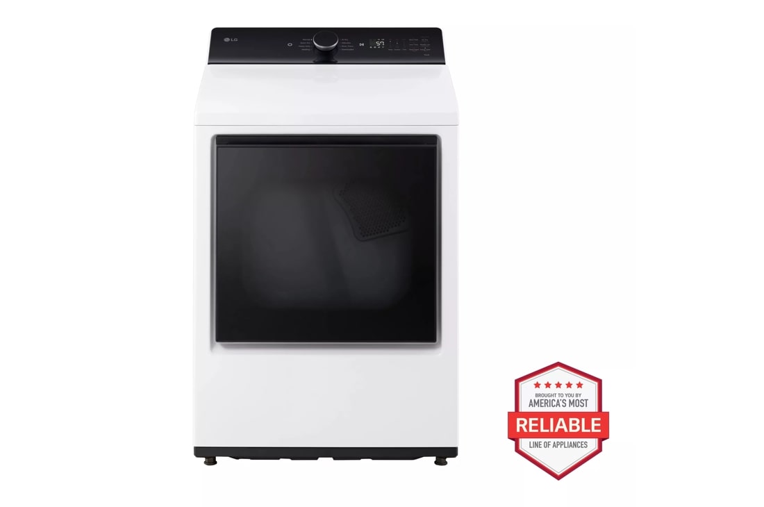 LG 7.3 cu. ft. Ultra Large Capacity Rear Control Gas Dryer with LG EasyLoad Door and AI Sensing