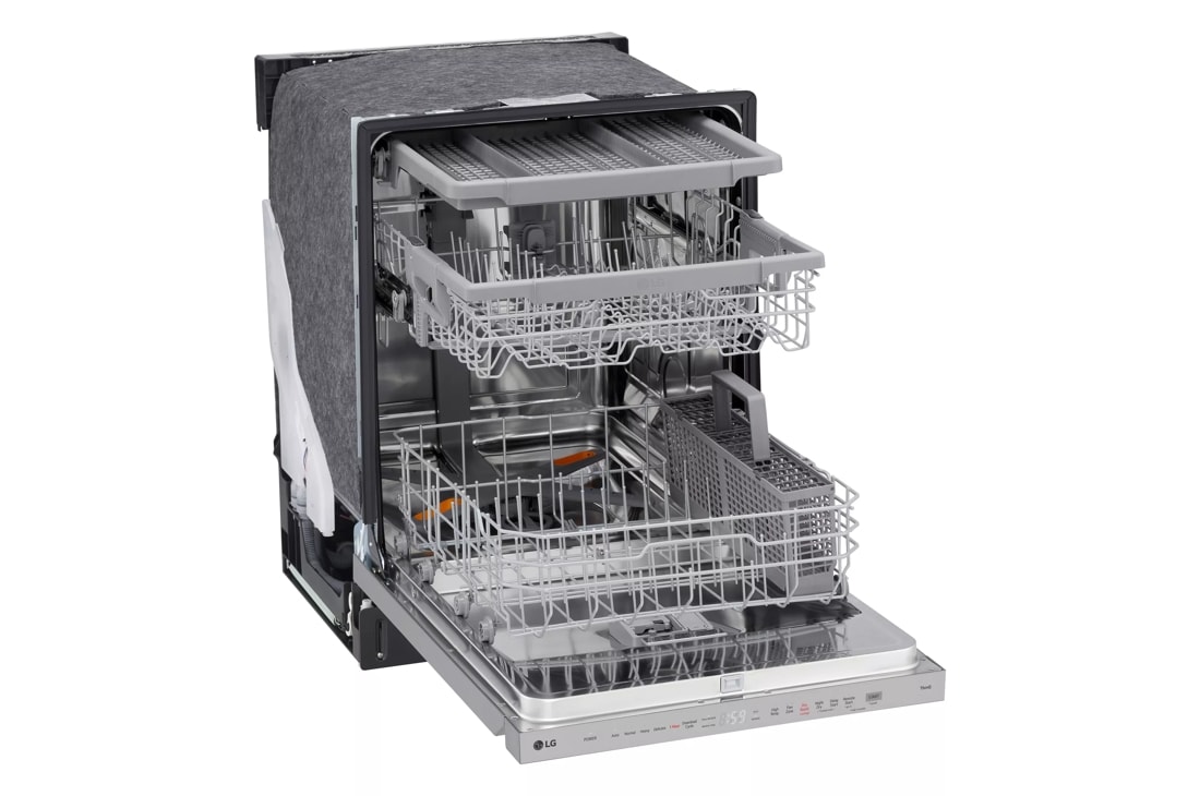 LG Smart Top-Control Dishwasher with 1-Hour Wash & Dry, QuadWash Pro, and Dynamic Heat Dry