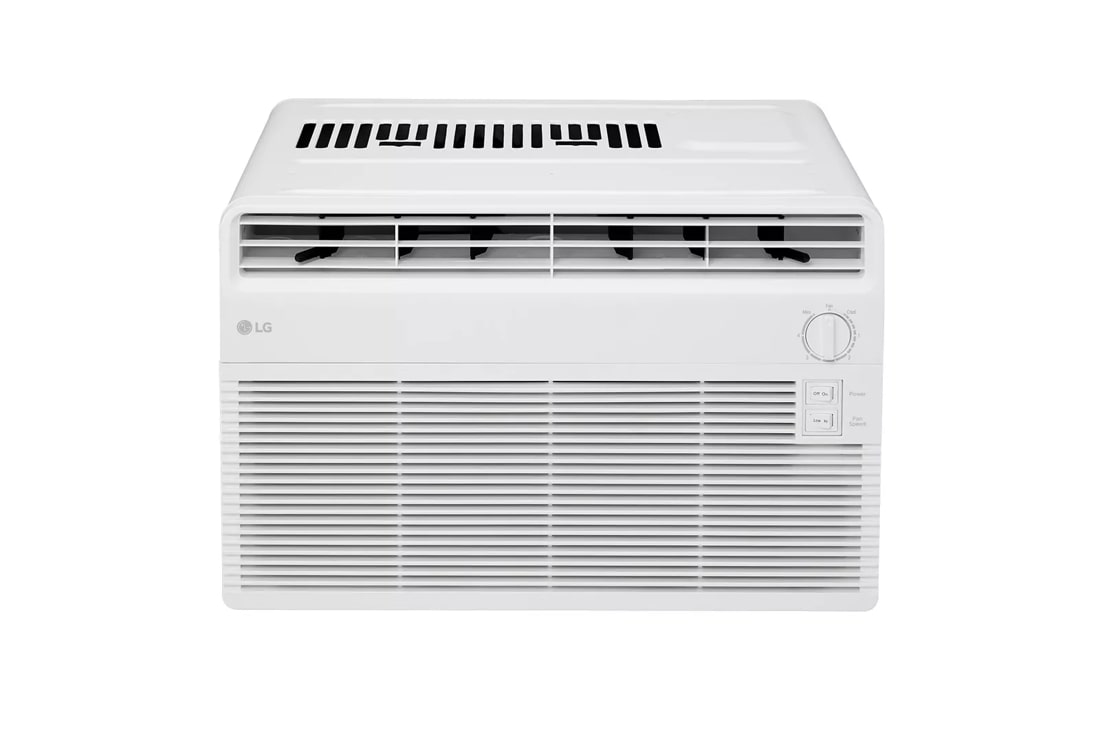 LG 5,000 BTU Window Air Conditioner, Flat Panel, R32