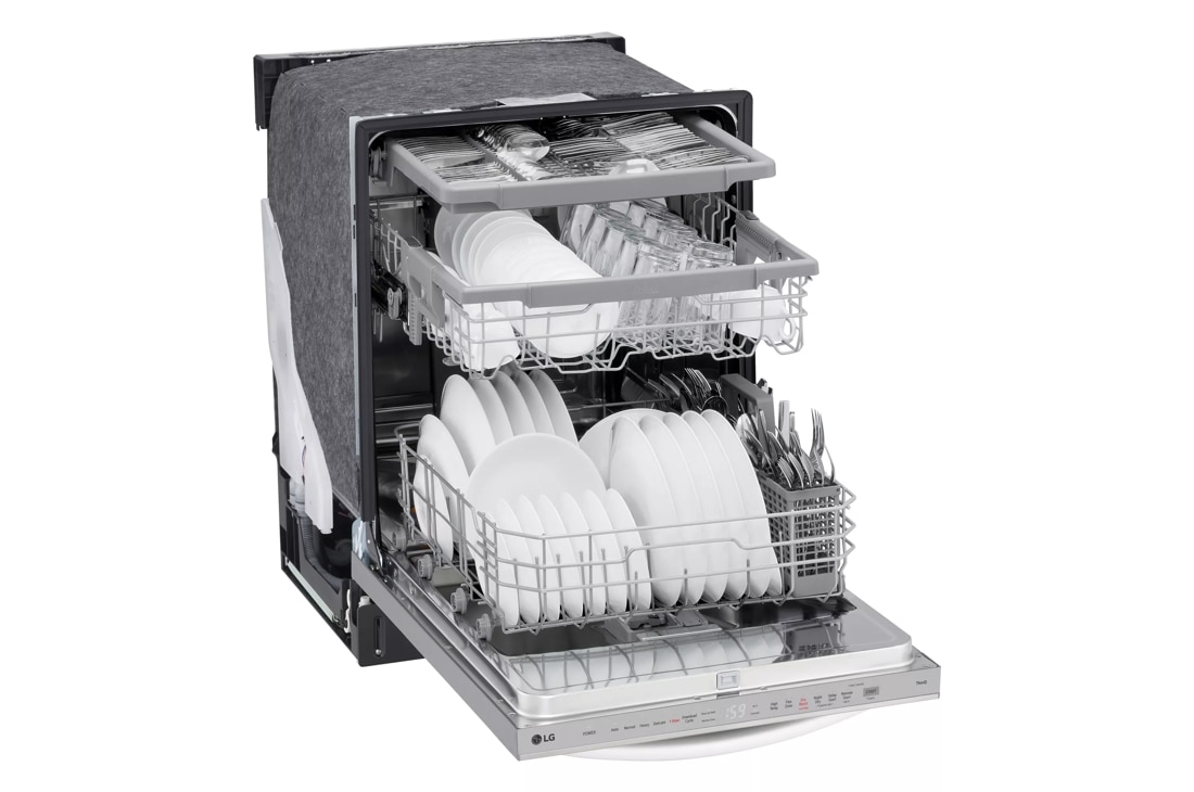 LG Top-Control Dishwasher with 1-Hour Wash & Dry, QuadWash Pro, and Dynamic Heat Dry