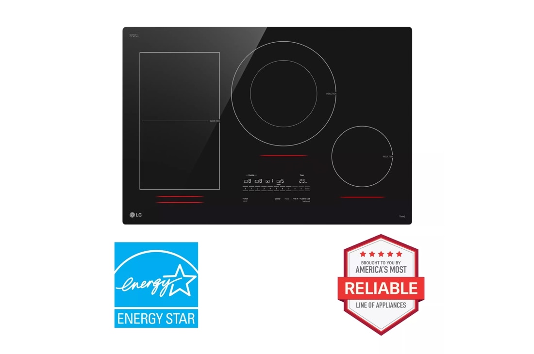 LG 30 Smart Induction Cooktop with UltraHeat 5.0kW Element