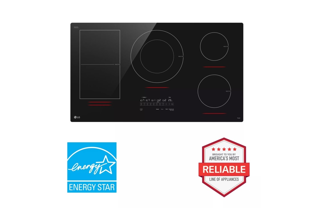 LG 36 Smart Induction Cooktop with UltraHeat 5.0kW Element