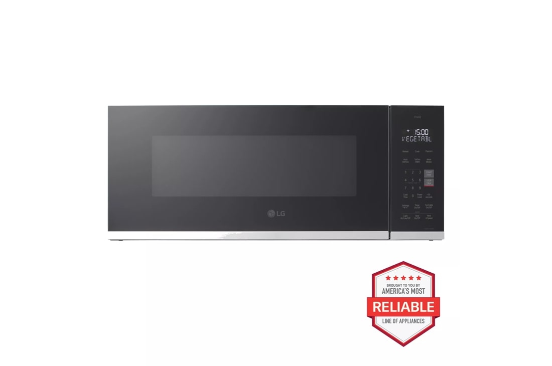 LG 1.3 cu. ft. Smart Low Profile Over-the-Range Microwave Oven