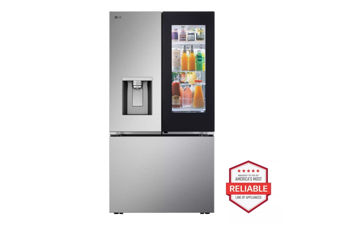 LG 26 cu. ft. Smart Counter-Depth MAX French Door Refrigerator with InstaView Door-in-Door