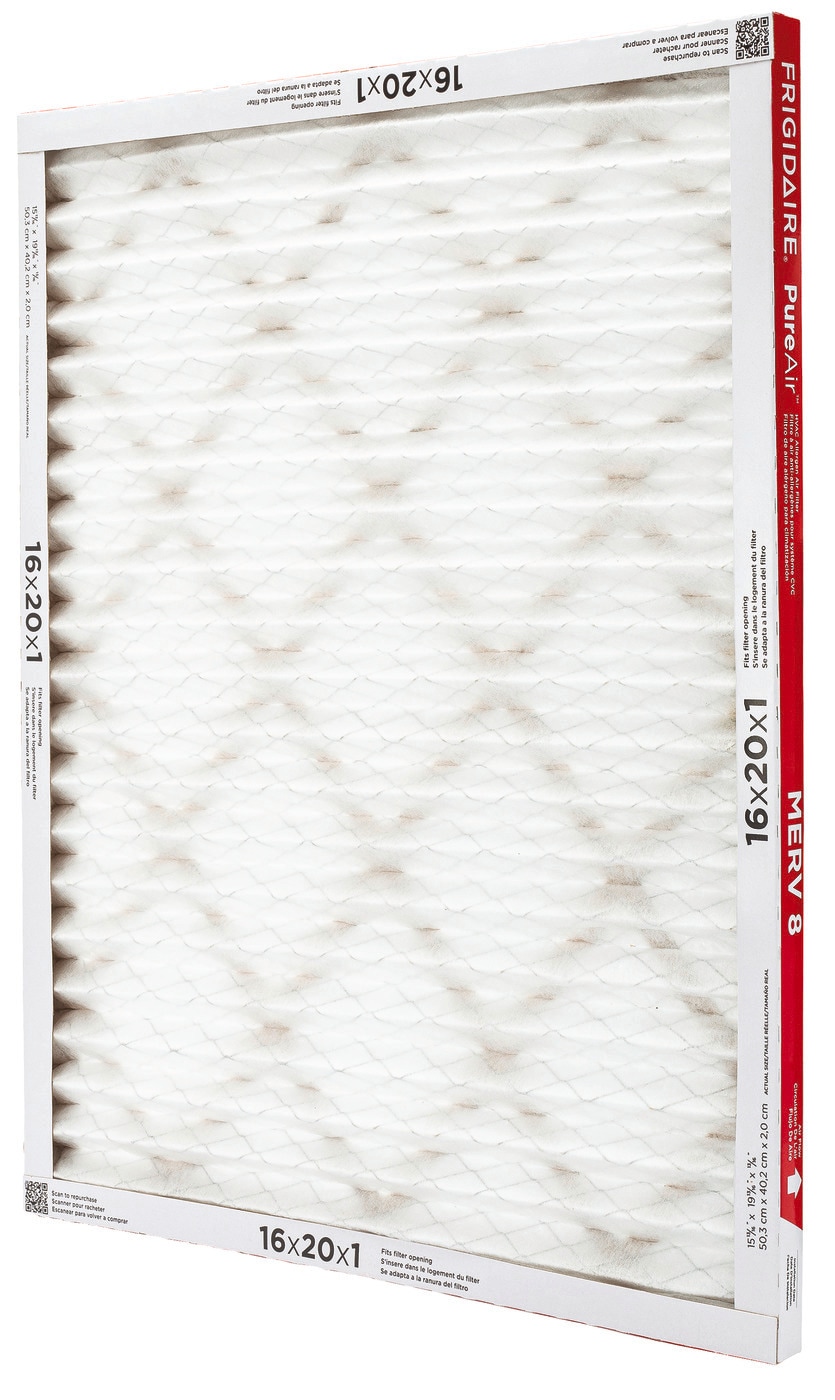 Model: HVAC162084 | Frigidaire PureAir®  16" x 20" x 1" MERV 8 Allergen Air Filter - 4 Pack 