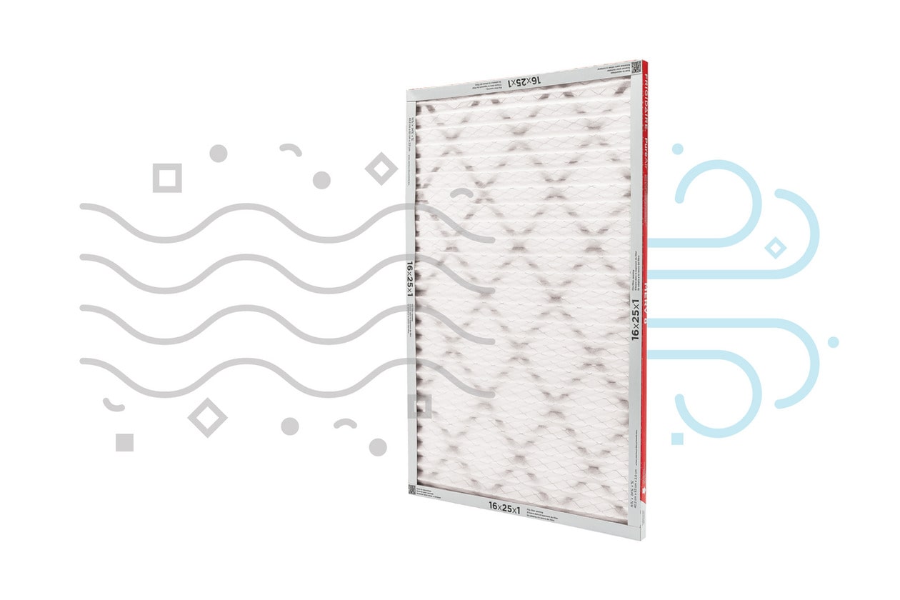 Model: HVAC162582 | Frigidaire PureAir®   16" x 25" x 1" MERV 8 Allergen Air Filter - 2 Pack