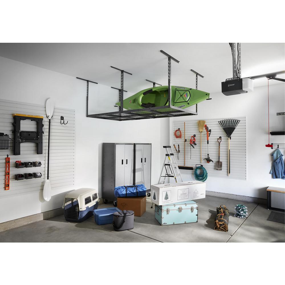 Model: GALS48M4JG | Gladiator Overhead GearLoft™ Storage Rack 4 x 8